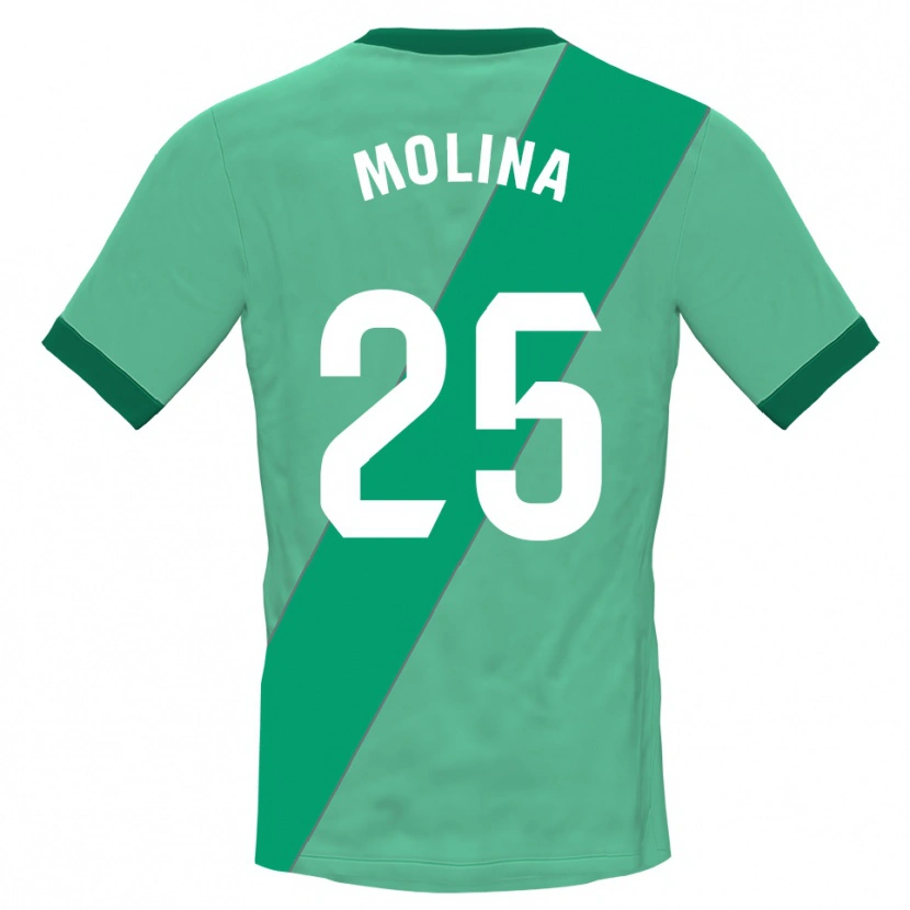 Danxen Heren Adrián Molina #25 Groen Zwart Keepersshirt 2025/26 T-Shirt België