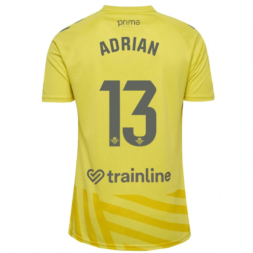 Danxen Heren Adrián #13 Geel Grijs Keepersshirt 2025/26 T-Shirt België