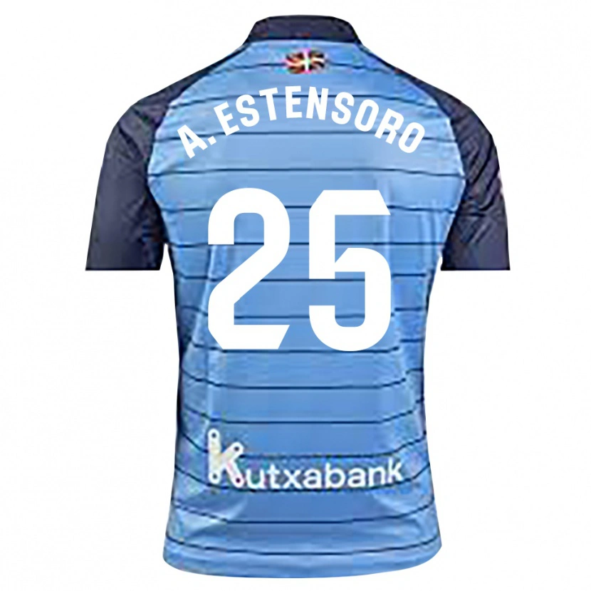 Danxen Heren Alazne Estensoro #25 Marineblauw Keepersshirt 2025/26 T-Shirt België