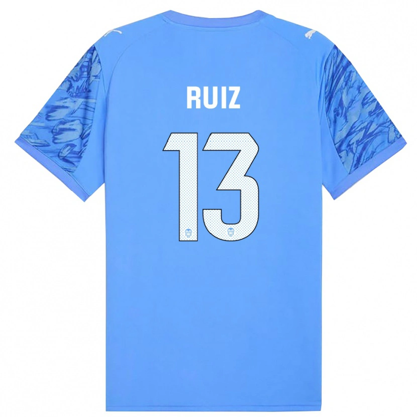 Danxen Heren Nil Ruiz #13 Blauw Wit Keepersshirt 2025/26 T-Shirt België