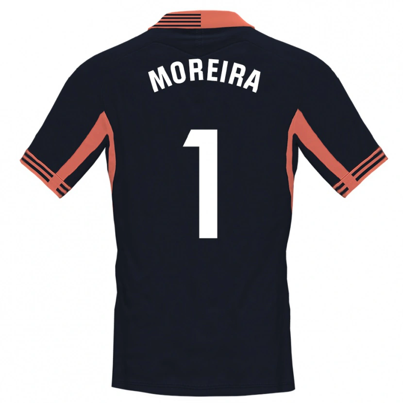 Danxen Heren Yago Moreira #1 Zwart Wit Oranje Keepersshirt 2025/26 T-Shirt België