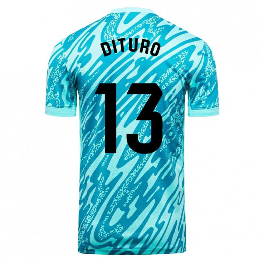 Danxen Heren Matías Dituro #13 Hemelsblauw Wit Keepersshirt 2025/26 T-Shirt België