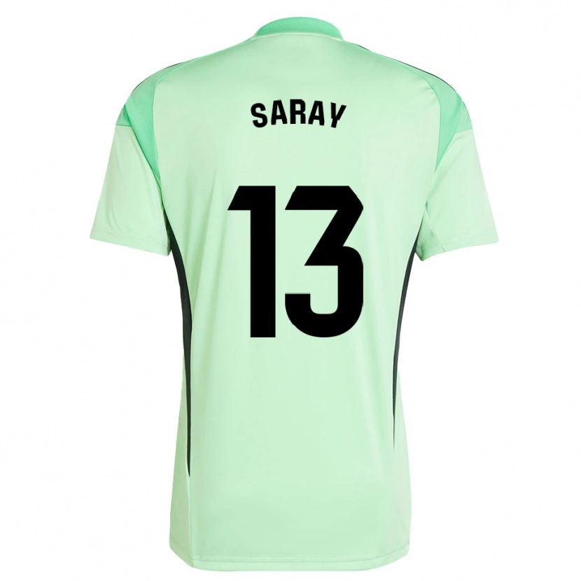 Danxen Heren Saray Vázquez Alonso #13 Lichtgroen Zwart Keepersshirt 2025/26 T-Shirt België
