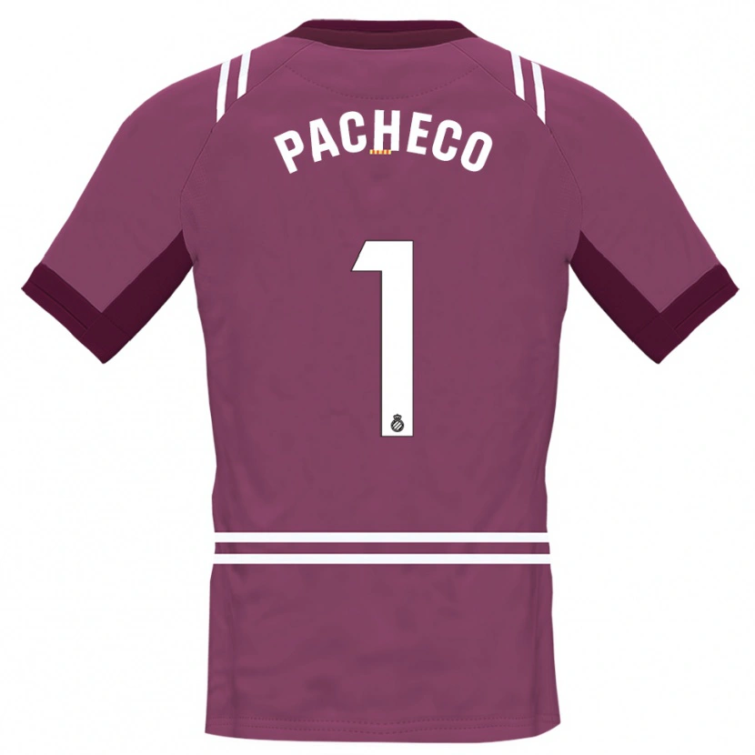 Danxen Heren Álvaro Pacheco #1 Bordeaux Wit Keepersshirt 2025/26 T-Shirt België