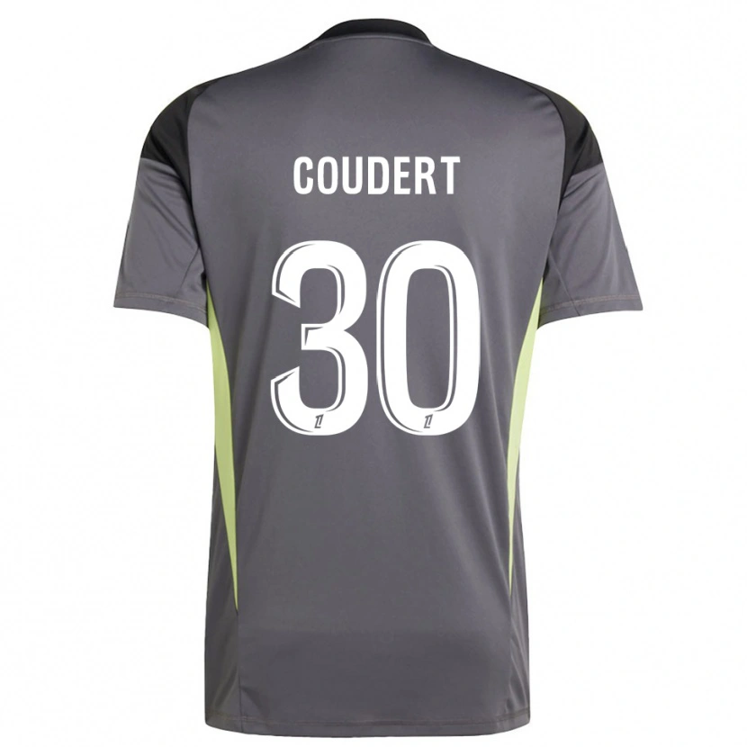 Danxen Heren Grégoire Coudert #30 Donkergrijs Groen Keepersshirt 2025/26 T-Shirt België