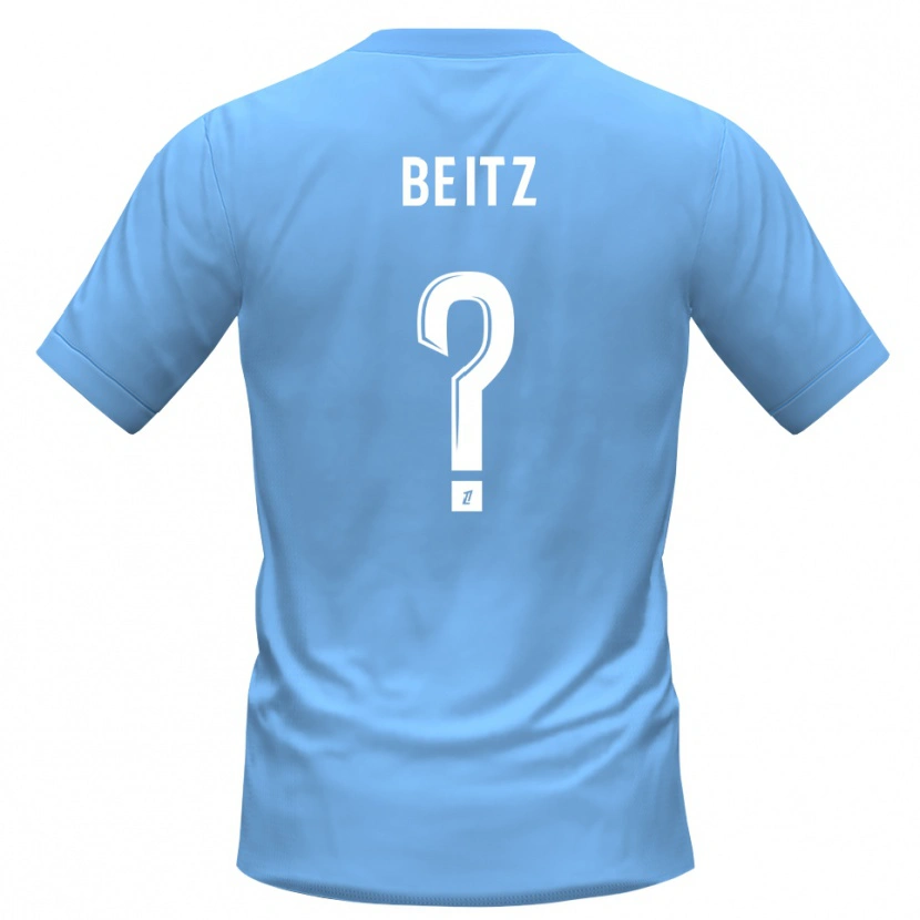 Danxen Heren Taylor Beitz #0 Blauw Zwart Keepersshirt 2025/26 T-Shirt België