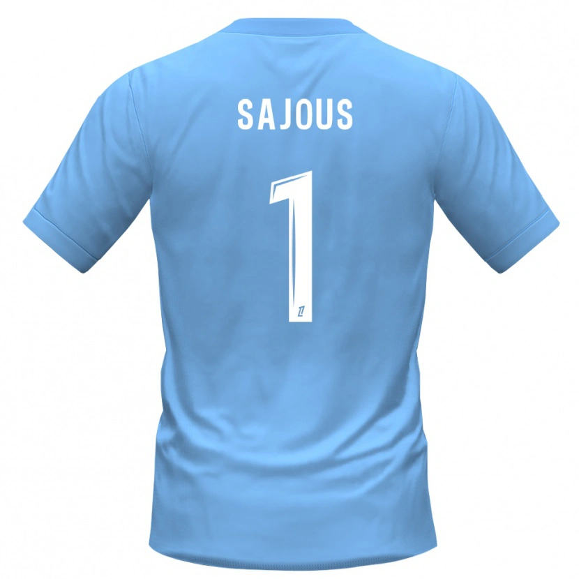 Danxen Heren Thomas Sajous #1 Blauw Zwart Keepersshirt 2025/26 T-Shirt België