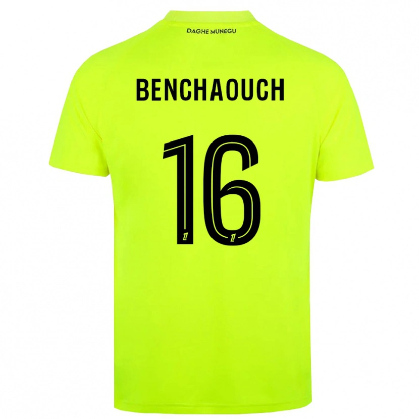 Danxen Heren Yanis Benchaouch #16 Fluorescerend Groen Zwart Keepersshirt 2025/26 T-Shirt België