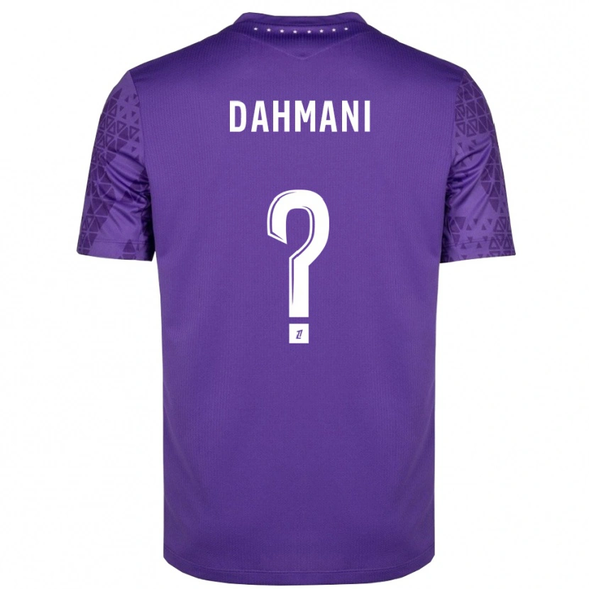 Danxen Heren Waël Dahmani #0 Paars Wit Keepersshirt 2025/26 T-Shirt België