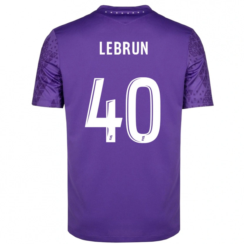 Danxen Heren Lisa Lebrun #40 Paars Wit Keepersshirt 2025/26 T-Shirt België