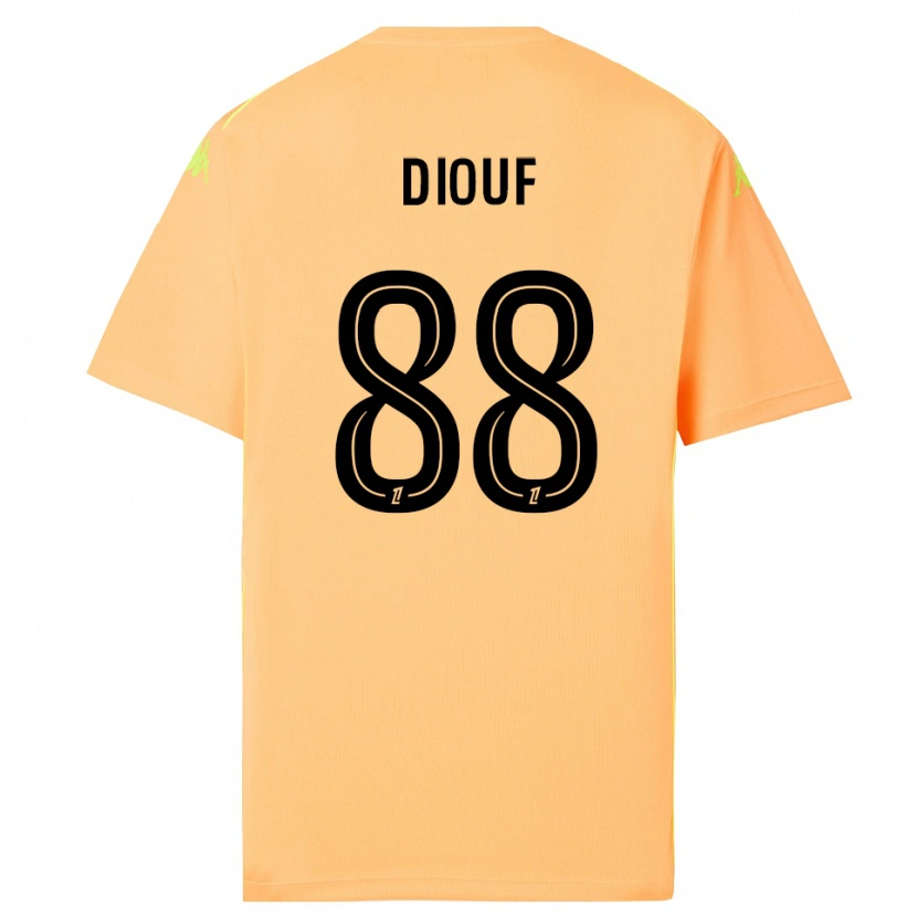 Danxen Heren Yehvann Diouf #88 Licht Oranje Zwart Keepersshirt 2025/26 T-Shirt België