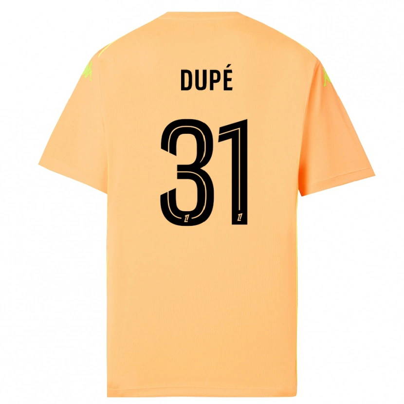 Danxen Heren Maxime Dupé #31 Licht Oranje Zwart Keepersshirt 2025/26 T-Shirt België