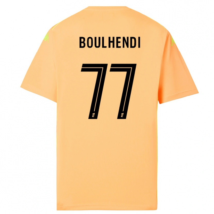 Danxen Heren Teddy Boulhendi #77 Licht Oranje Zwart Keepersshirt 2025/26 T-Shirt België
