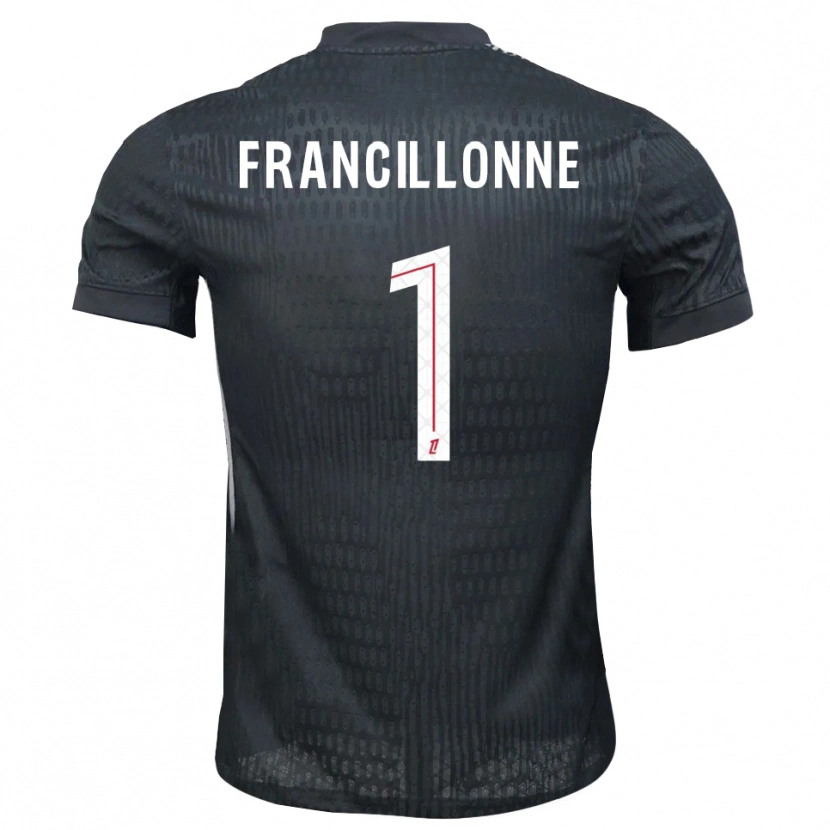 Danxen Heren Bryan Francillonne #1 Donkergrijs Zwart Keepersshirt 2025/26 T-Shirt België