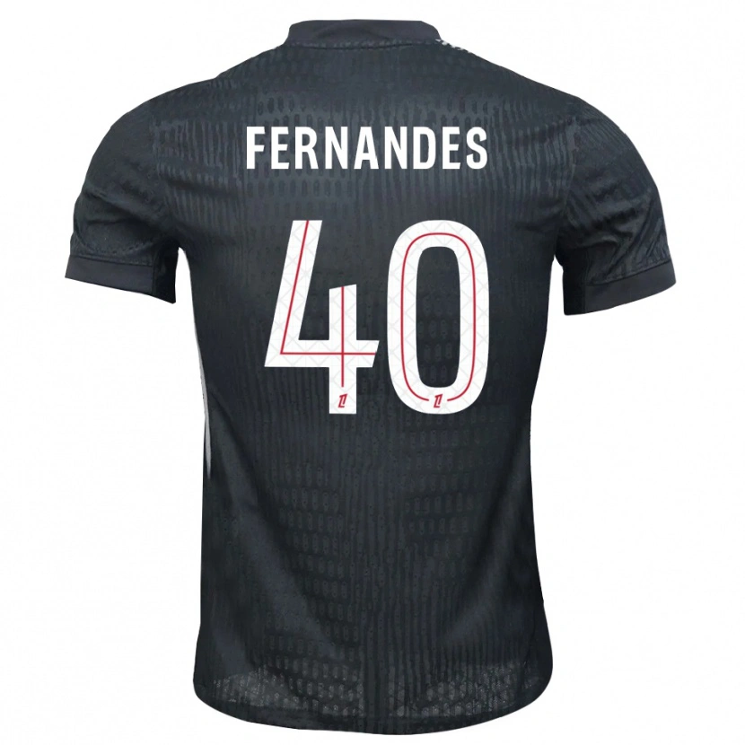 Danxen Heren Alyssa Fernandes #40 Donkergrijs Zwart Keepersshirt 2025/26 T-Shirt België