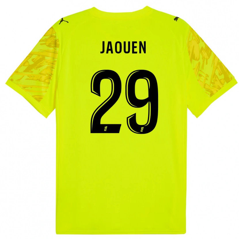 Danxen Heren Ewen Jaouen #29 Fluorescerend Groen Geel Keepersshirt 2025/26 T-Shirt België