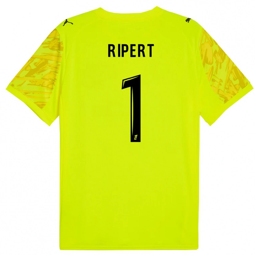 Danxen Heren Léo Ripert #1 Fluorescerend Groen Geel Keepersshirt 2025/26 T-Shirt België