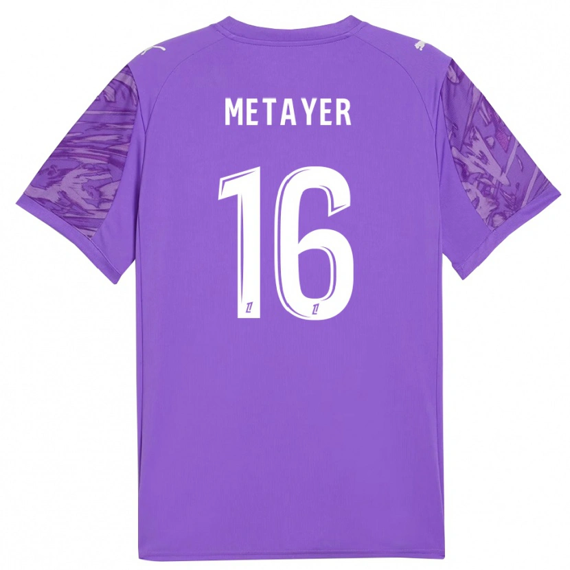 Danxen Heren Maxence Metayer #16 Orchidee Wit Keepersshirt 2025/26 T-Shirt België