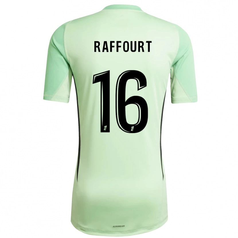 Danxen Heren Timéo Raffourt #16 Lichtgroen Zwart Keepersshirt 2025/26 T-Shirt België
