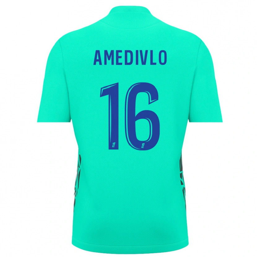 Danxen Heren Rayann Amedivlo #16 Aquamarijn Blauw Keepersshirt 2025/26 T-Shirt België