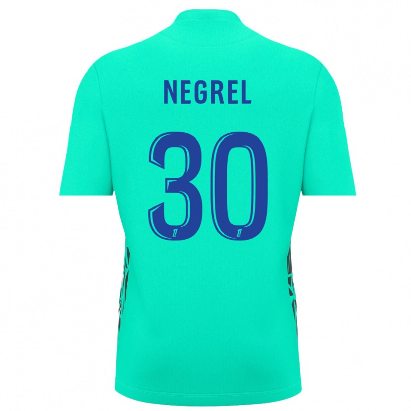 Danxen Heren Tom Negrel #30 Aquamarijn Blauw Keepersshirt 2025/26 T-Shirt België