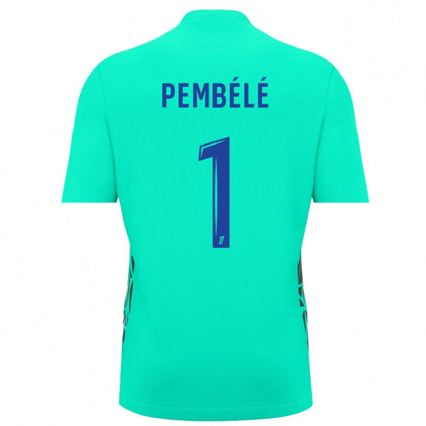Danxen Heren Willange Pembélé #1 Aquamarijn Blauw Keepersshirt 2025/26 T-Shirt België