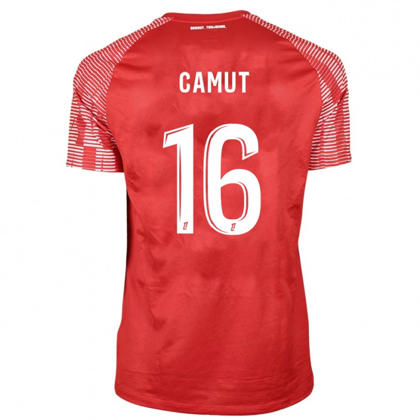 Danxen Heren Maël Camut #16 Rood Wit Keepersshirt 2025/26 T-Shirt België