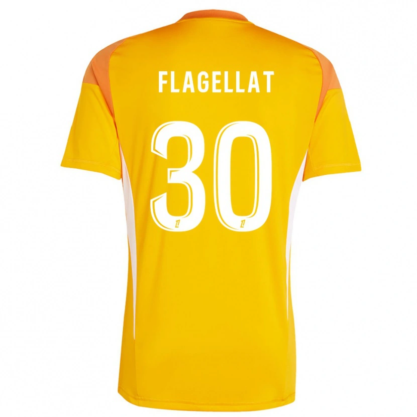 Danxen Heren Alizée Flagellat #30 Licht Oranje Wit Keepersshirt 2025/26 T-Shirt België