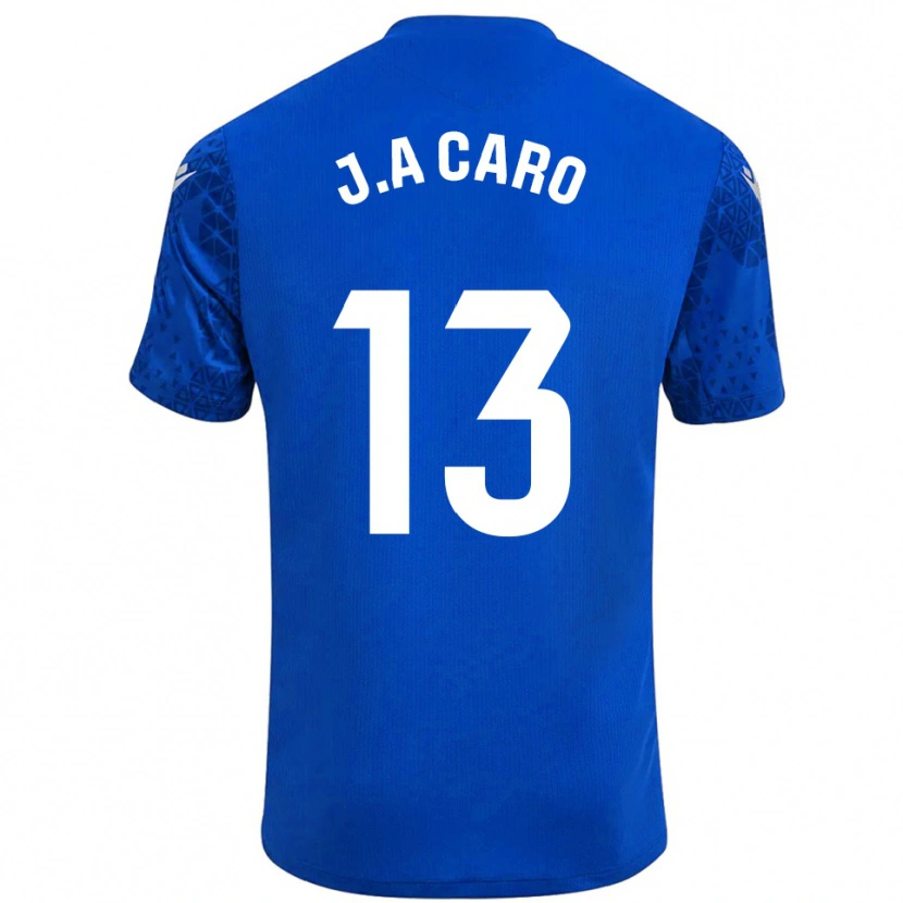 Danxen Heren José Antonio Caro #13 Blauw Wit Keepersshirt 2025/26 T-Shirt België