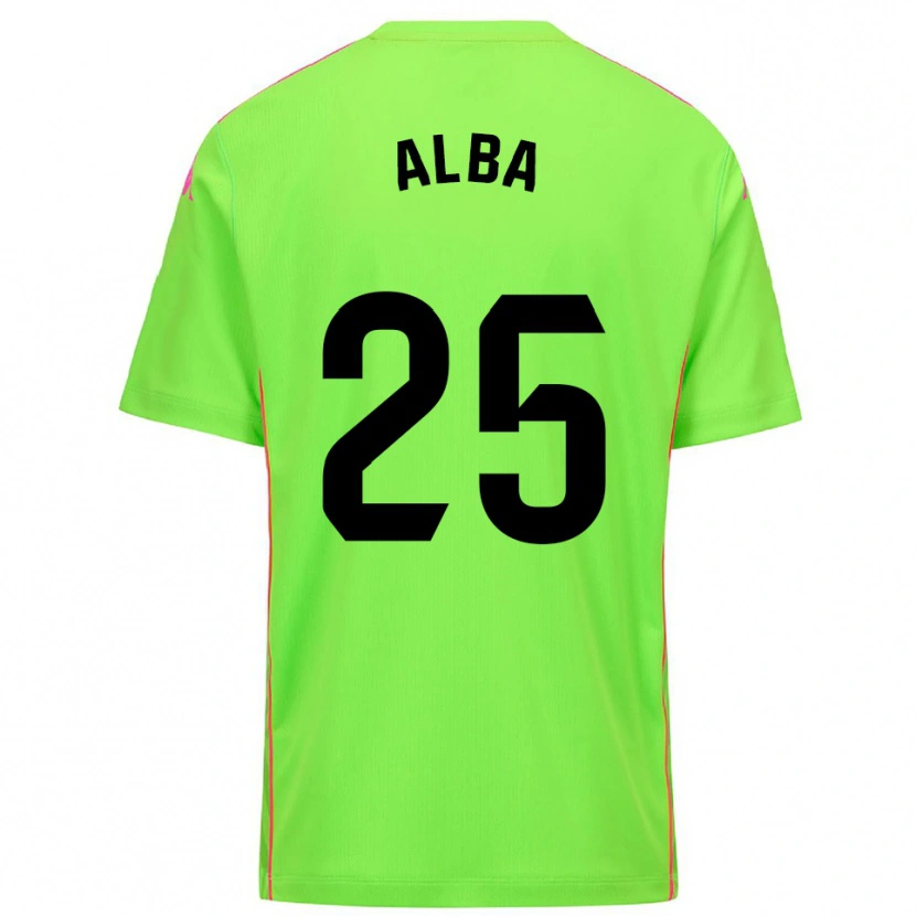 Danxen Heren Alba Acebes Rodríguez #25 Lirme Diep Roze Keepersshirt 2025/26 T-Shirt België
