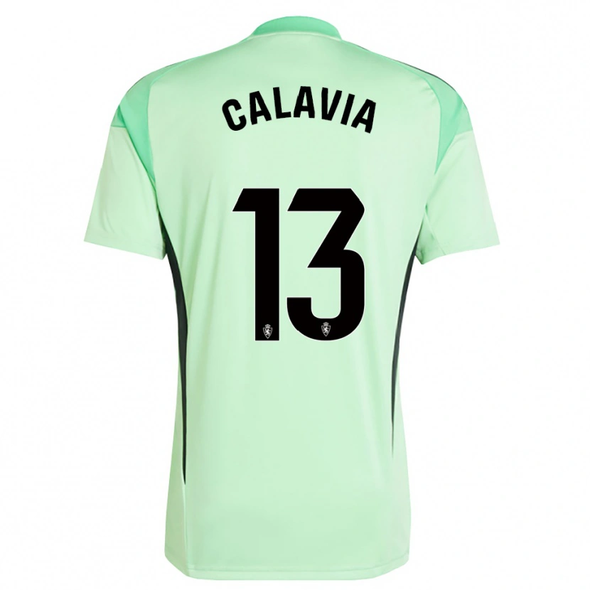 Danxen Heren Carlos Calavia #13 Middelgroen Keepersshirt 2025/26 T-Shirt België