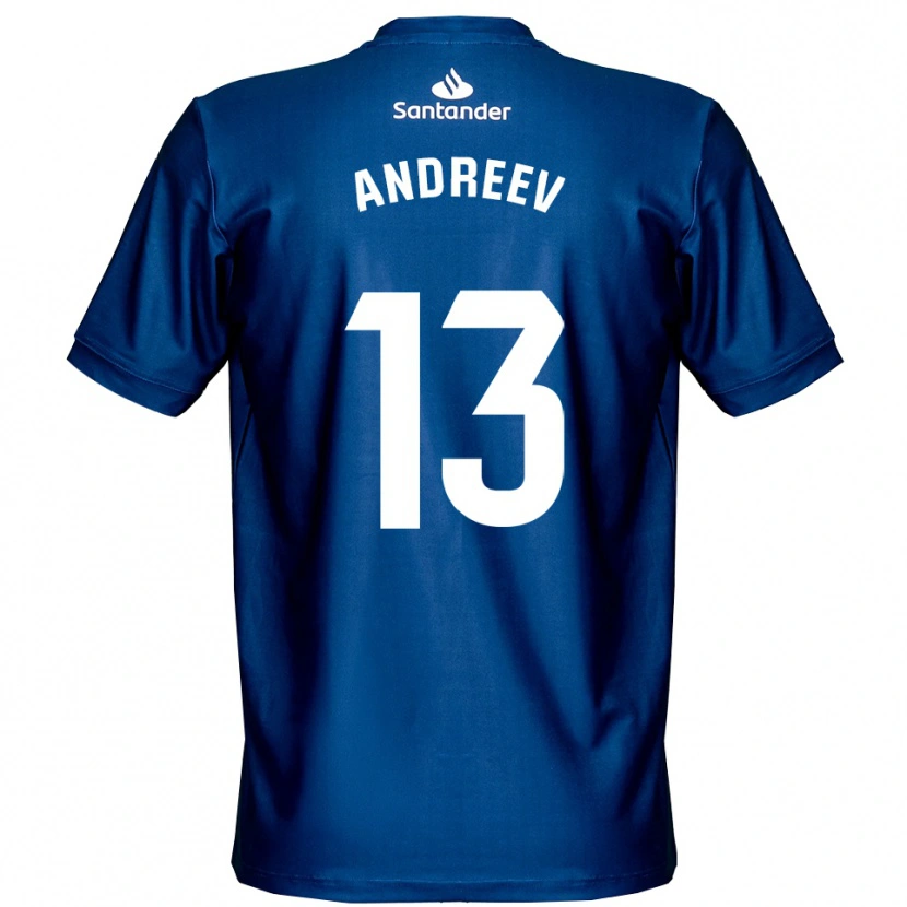Danxen Heren Plamen Andreev #13 Koninklijk Blauw Wit Keepersshirt 2025/26 T-Shirt België