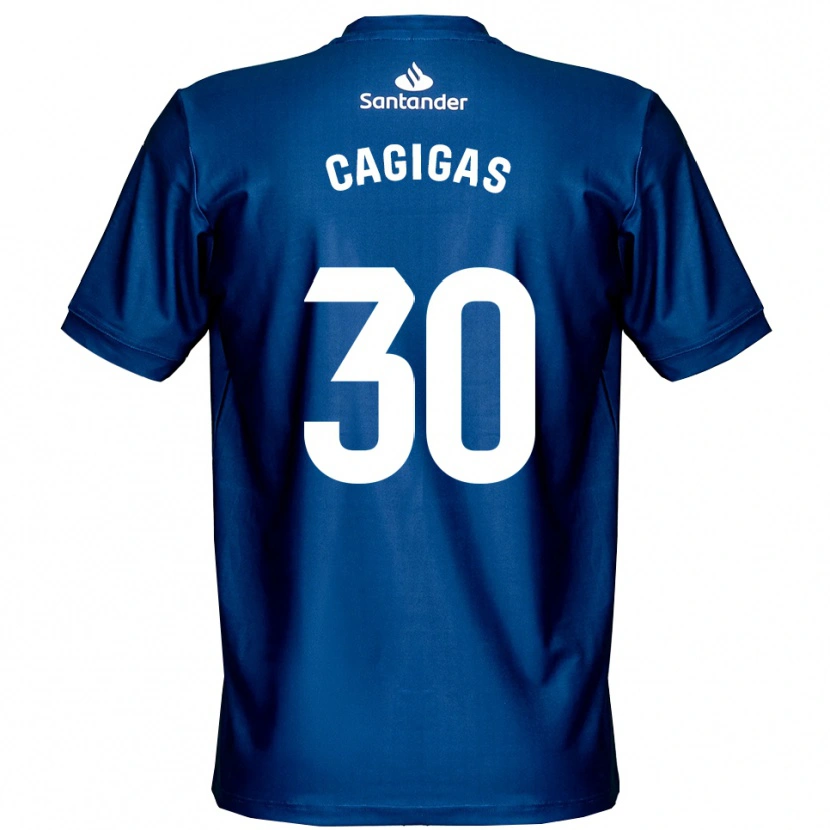 Danxen Heren Iván Cagigas #30 Koninklijk Blauw Wit Keepersshirt 2025/26 T-Shirt België