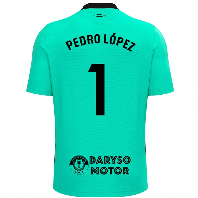 Danxen Heren Pedro López #1 Turquoise Zwart Keepersshirt 2025/26 T-Shirt België