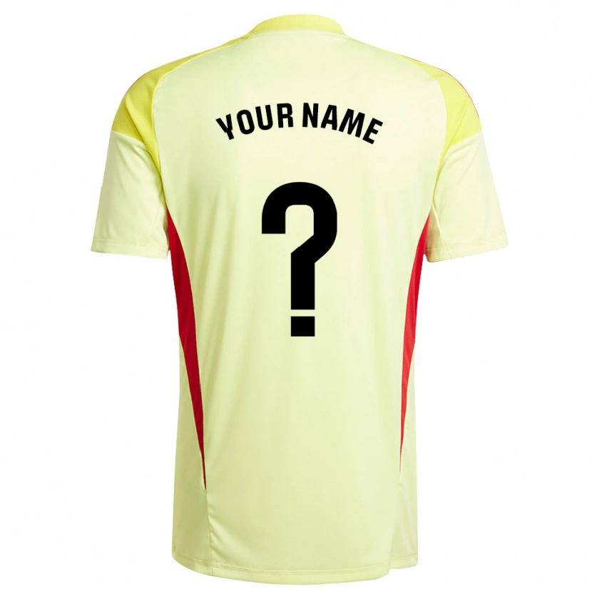 Danxen Heren Albacete Balompié Lichtgeel Rood Keepersshirt 2025/26 T-Shirt België