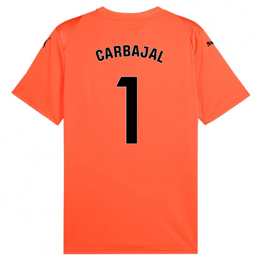 Danxen Heren Cristina Díaz Carbajal #1 Oranje Zwart Rood Keepersshirt 2025/26 T-Shirt België
