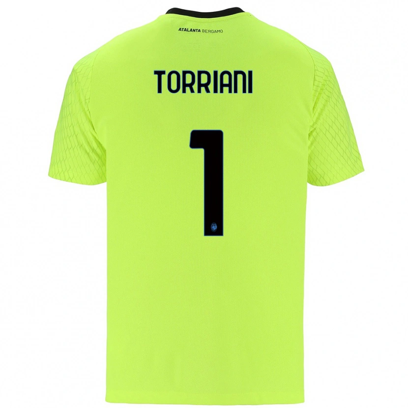 Danxen Heren Andrea Torriani #1 Geel Groen Rood Keepersshirt 2025/26 T-Shirt België