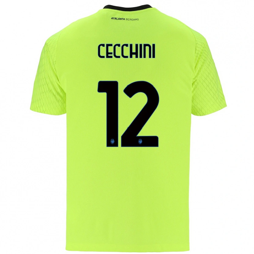 Danxen Heren Filippo Cecchini #12 Geel Groen Rood Keepersshirt 2025/26 T-Shirt België
