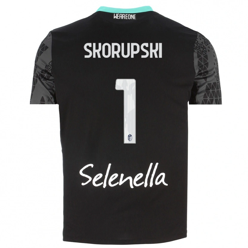 Danxen Heren Lukasz Skorupski #1 Grijs Zwart Wit Keepersshirt 2025/26 T-Shirt België