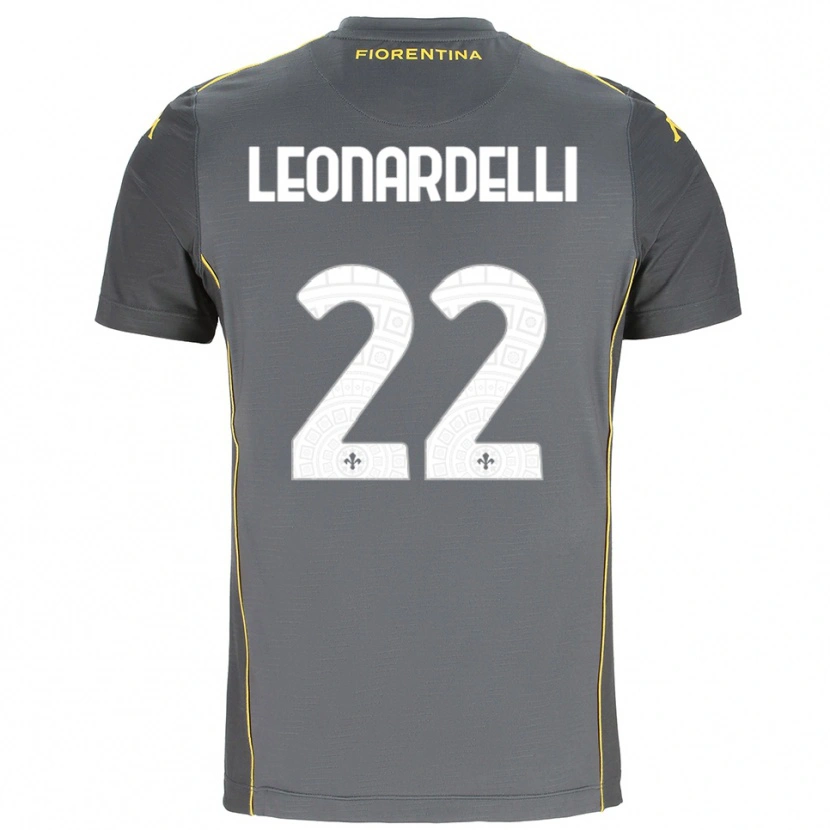 Danxen Heren Pietro Leonardelli #22 Donkergrijs Geel Keepersshirt 2025/26 T-Shirt België