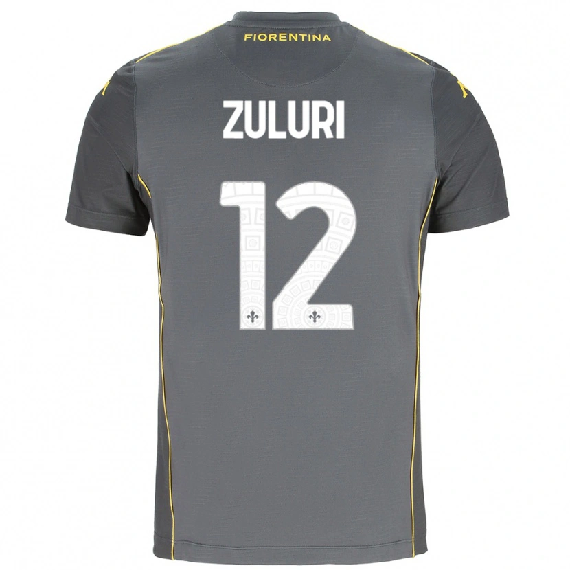 Danxen Heren Athena Zuluri #12 Donkergrijs Geel Keepersshirt 2025/26 T-Shirt België