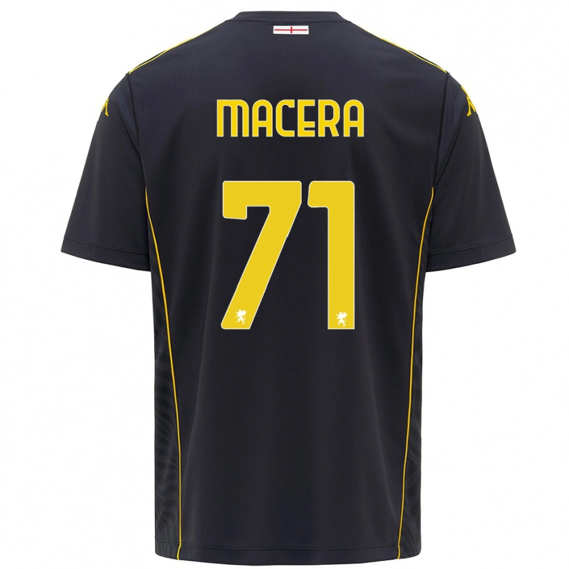 Danxen Heren Matilde Macera #71 Zwart Geel Keepersshirt 2025/26 T-Shirt België