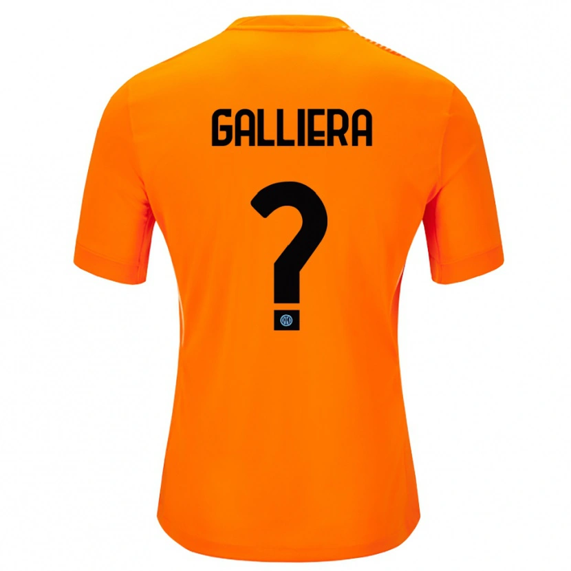 Danxen Heren Carlo Galliera #0 Licht Oranje Zwart Keepersshirt 2025/26 T-Shirt België