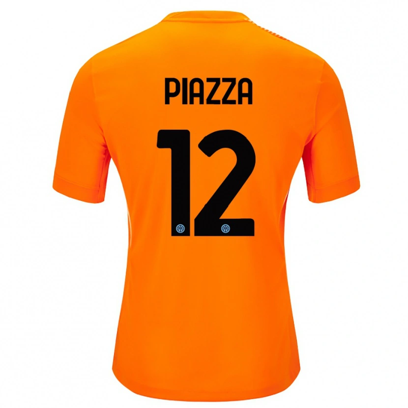 Danxen Heren Alessia Piazza #12 Licht Oranje Zwart Keepersshirt 2025/26 T-Shirt België