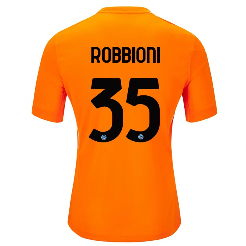Danxen Heren Matilde Robbioni #35 Licht Oranje Zwart Keepersshirt 2025/26 T-Shirt België