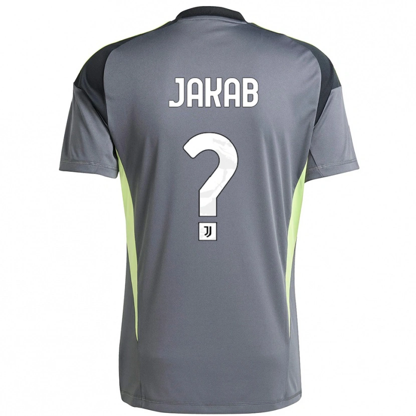Danxen Heren Mátyás Jakab #0 Donkergrijs Wit Keepersshirt 2025/26 T-Shirt België