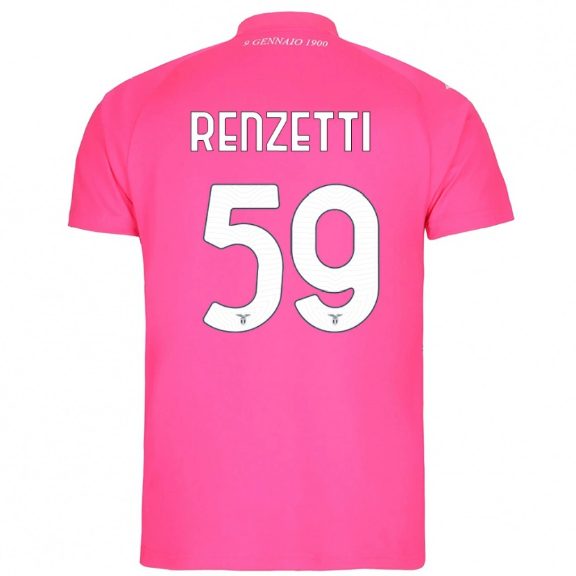 Danxen Heren Davide Renzetti #59 Diep Roze Keepersshirt 2025/26 T-Shirt België