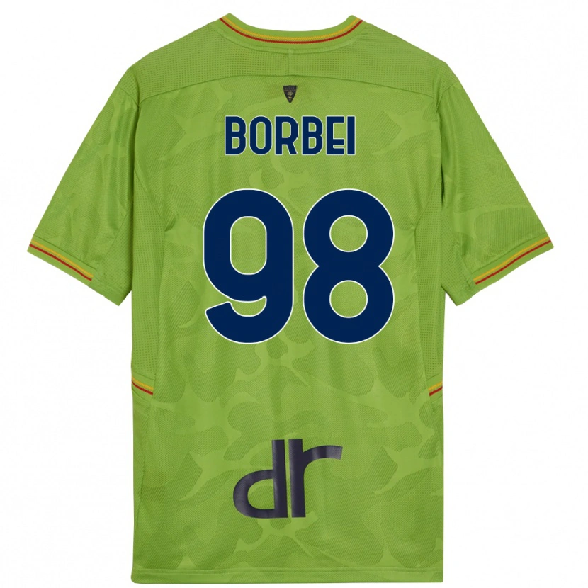 Danxen Heren Alexandru Borbei #98 Bos Groen Zwart Keepersshirt 2025/26 T-Shirt België