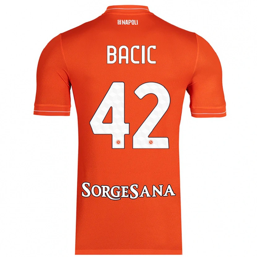 Danxen Heren Doris Bačić #42 Oranje Rood Wit Keepersshirt 2025/26 T-Shirt België