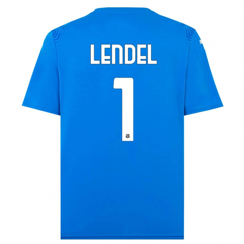 Danxen Heren Davide Lendel #1 Blauw Wit Keepersshirt 2025/26 T-Shirt België